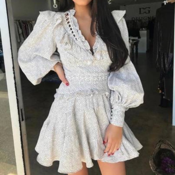 Acler Acler Wickham Dot Dress Sz US 4 NWT - Picture 3 of 14